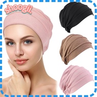 SHOOGEL Women Cancer Muslim Scarf Cap Head Cap Hat Cotton Chemo Cap