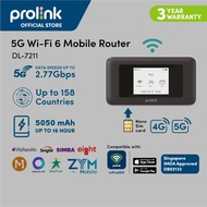[Best Travel] Prolink DL-7211 5G Wi-Fi6 Mobile Router / Pocket Wi-Fi / MiFi (Dual-band 5GHz / 2.4GHz
