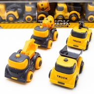 Set of 4 Toys House 709C construction model cars