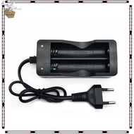 VEN 18650 Dual Charging Battery Charger With Cable Flashlight Dual Slot Smart Lithium Battery Charger Adapter