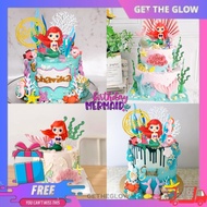 Ariel Mermaid Cake Topper Princess Ariel Miniature Cake Topper Cute Mermaid Motif/ Mermaid Cake Topp