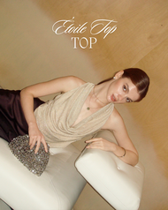 HADHERHEART- ETOILE - เสื้อคอถ่วงผ้าชิมเมอร์ทอง