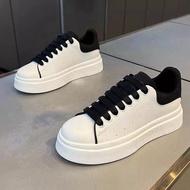 McQueen White Shoes Men's Breathable Sneakers Heightening Casual Men's Shoes Sports Shoes Men's