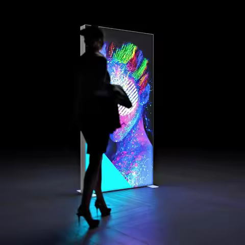 Free Design Aluminum LED Advertising Light Box for Outdoor Trade Exhibition Decor & Shopping Mall Ad