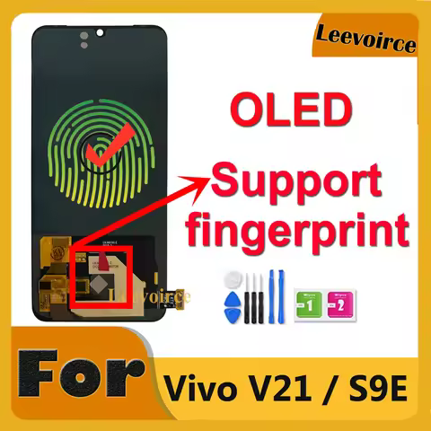 OLED Display Screen For Vivo V21 / S9e LCD Touch Digitizer Full Assembly Repair Replacement Parts 10