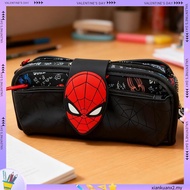 Smiggle Minecraft Spiderman Pencil Case Large-Capacity Stationery Bag Double Zipper