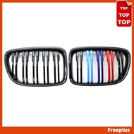Kidney Grille Grill Double Slats Gloss Black for BMW E84 X1 2010-2015 Color [freeplus.my]