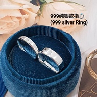 999Silver Ring (Plain)Cincin perak 999