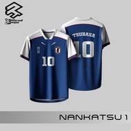 Kaos Jersey Dryfit Wave Fullprint 3R Anime Team Tsubasa Jepang Nankatsu 1