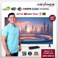 Advance Android TV 42" inch Panel LG ADV 4201A Smart TV Digital Frameless