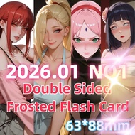 ACG 260101 Anime Comic Card EVA Naruto Makima Gift Card Collection Card Frosted Craft