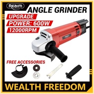 ☑ ◺ ❁ 【REAIM】Angle Grinder Tool barina and grinder and drill set 600W power tool
