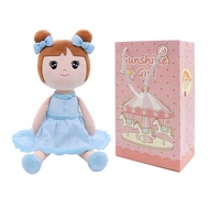 Baby Dolls Gifts for Girls 44CM Plush Stuffed Doll Toy in Blue Doll Soft Ragdoll for Infant Toddler