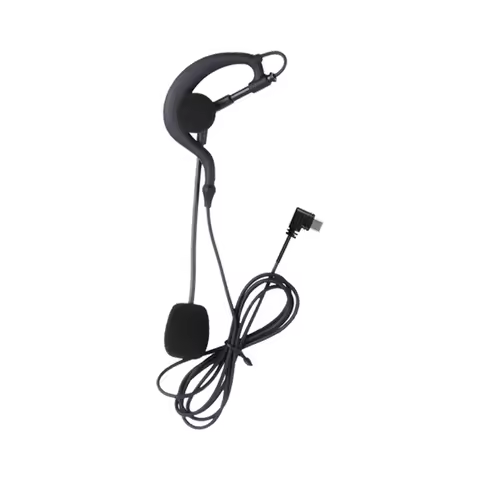 EJEAS V6C PRO+ V4C Plus Referee Earhook Headphone Type-C Interface Hanging Ear Earphone Football Ref