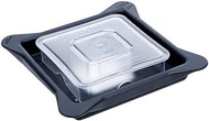 Blendtec Commercial Blender Lid | Soft Vented Gripper Mix-in with Square Clear Plug