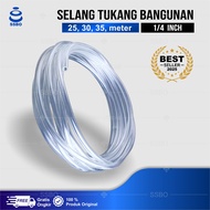 PROMO SELANG AIR TUKANG BANGUNAN SELANG TIMBANG AQUARIUM KECIL 1/4 INCH 30 METER 1 ROL COD