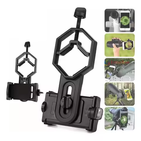 Universal Cell Phone Adapter Mount Telescope Phone Mount for Binocular Monocular Spotting Scope Tele
