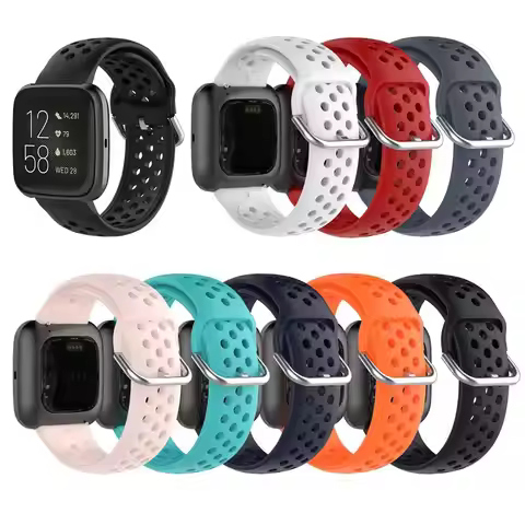 Strap For Fitbit Versa 2 3 4 /Versa Lite Smart Watch Soft Silicone Wrist Band Replacement Bracelet F
