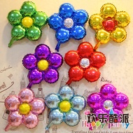 Valentine's Day Flower Aluminum Film Balloon Shopping Mall Shop Kindergarten Shopping Mall Birthday 