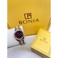 [ 💯 PREMIUM ITEMS ] BONIA Jam Tangan Wanita Perempuan Stainless Steel Rosegold Ladies Luxury Women W