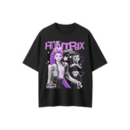 Kpop Demon Hunters Huntrix Rumi T-Shirt - Rumi Huntrix K-Pop Art Tshirt Print - Huntrix Rumi K Pop T