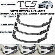 TCS HONDA CITY 2020-2024 HATCHBACK  GN5 / GN6 / GN7 CAR FRONT BUMPER LIPS SKIRT 3PCS SET ACCESSORIES