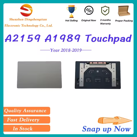 Original New For Macbook Pro 13" A1989 A2159 Touchpad 2018 2019 Year Trackpad with Cable High Qualit
