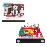 Gralara Time Piece Calendar 2025,3D Calendar 2025 2025 Desk Calendar Mirror Base New Year Gift Art C