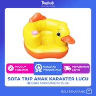 Treehub 0-3 Tahun Sofa tiup untuk Bebek Sofa Tiup Kursi Pompa Tempat Duduk Bayi Balon Infant Seat Sofa Kursi Makan Bayi /sofa angin termurah Pompa udara internal