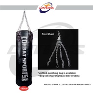 OMAS 180cm Sand bag Kick bag PVC Leather Boxing Bag Heavy Duty Filled Punching Bag TE2026D