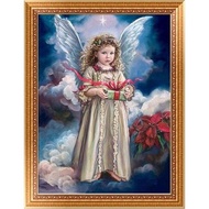 DIY Handmade Diamond Sticker Painting Christ Jesus Angel Dot Diamond Painting Home Life Decoration Diamond Sticker Living Room Bedroom Corridor Diamond Painting