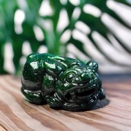 【招財神獸】老花青翡翠貔貅|天然緬甸玉翡翠A貨|送禮