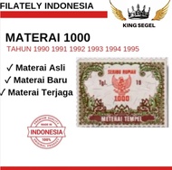 Materai 1000 Asli Tahun 1990 1991 1992 1993 1994 1995