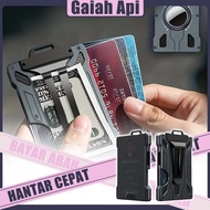 Aluminum Credit Card Holder RFID Metal Card Case Business Badge Holder Slim RFID Blocking