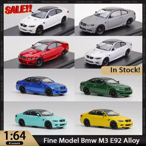New In Stock Fine Model 1:64 Bmw M3 E92 Exhibition Police Car Livery Alloy Miniature Diecast Bmw Orn
