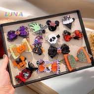 danmiaomiao111 Handmade Halloween Butterfly Knot Children's Hair Accessories Ghostly Bat Girl Party 
