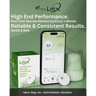 LinX Continuous Glucose Monitoring System CGM | Accurate Reading | 24/7 Automatic Real Time Tracking