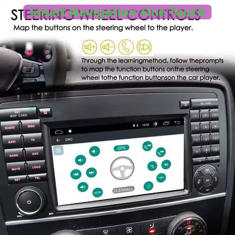 Android 14 Car Radio 2Din GPS Navigation For Benz W251 R280 R300 R320 R350 R500 Multimedia CarPlay S