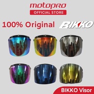 BIKKO 3 Button Visor Siang Malam Black Cap Iridium Crystal SGV MHR MS88 MAGNUM MHR Silver Blue Rainb