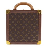 二手LOUIS VUITTON Tabor 26 行李箱 M47114，字母帆布，棕色，A5 尺寸，帶按扣鎖。