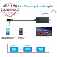 Universal Mhl Micro Usb To Hdmi Cable 1080 P Hd Tv For Android Phones Adapt 2.5*5.3*1cm L6G9
