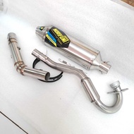 Norifumi roket4 exhaust 1set Muffler open pipe for KLX 150 s/l/g crf 150L D-Tracker 150 Yamaha wr155
