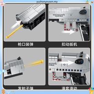Desert Eagle Compatible Lego Building Blocks Assembly Launch Toy Gun Can Launch Free 7 Bullets Assem