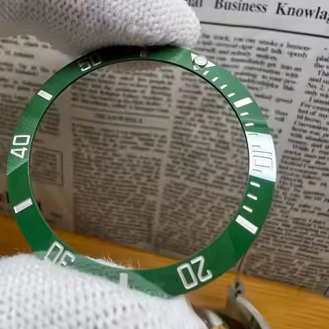 Clean Factory Ceramic Bezel for Rolex 40 41mm 126610 116610 Submariner Green Black Replacement Acces