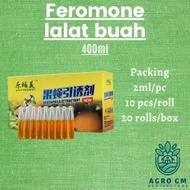 BOX (200PCS) Feromon Lalat Buah Ubat Penarik Lalat Buah Hormone Fruit Fly lure Pheromone Attractant 