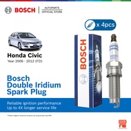 Bosch Double Iridium Spark Plug for Honda Civic FD 1.8cc / 2.0cc (4 Pcs/Set) FR6LII330X