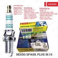 🇲🇾HOT SALES🔥 DENSO PLUG IK16#4 5303#4 IRIDIUM SPARK PLUG TOYOTA HONDA PROTON PERODUA KIA HYUNDAI SUZ