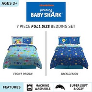Baby Shark - 美國 Baby Shark 7 件裝床上套裝 (雙人床)