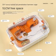 Hamster Cage Oversized Villa Djungarian Hamster Acrylic Hamster Cage Toy Running Wheel Beginner's Entry Supplies Full Set