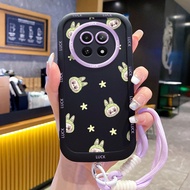 Case Realme 12 5G 13 5G C65 5G Narzo 70X 5G Narzo N65 5G Cartoon Case With Lanyard